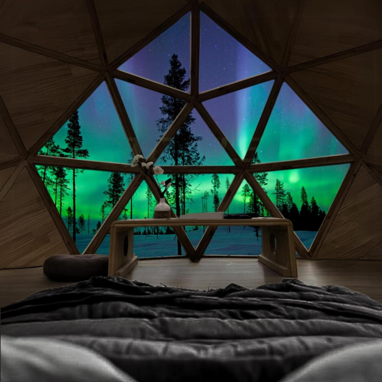 칼릭스 Skog Aurora Igloos 빌라 외부 사진