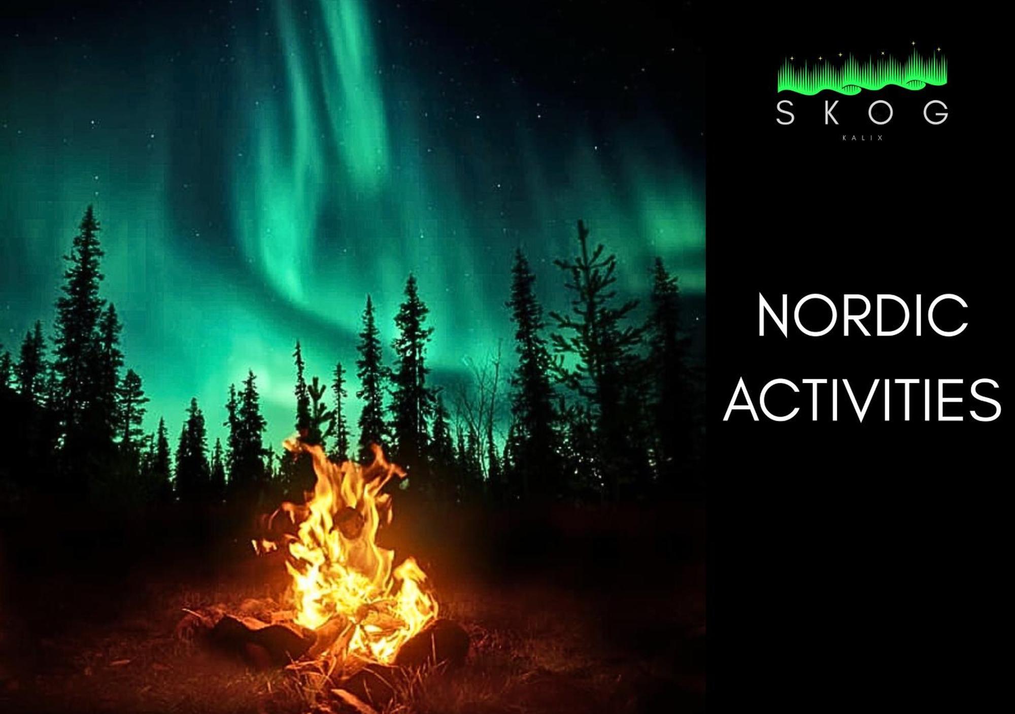 칼릭스 Skog Aurora Igloos 빌라 외부 사진