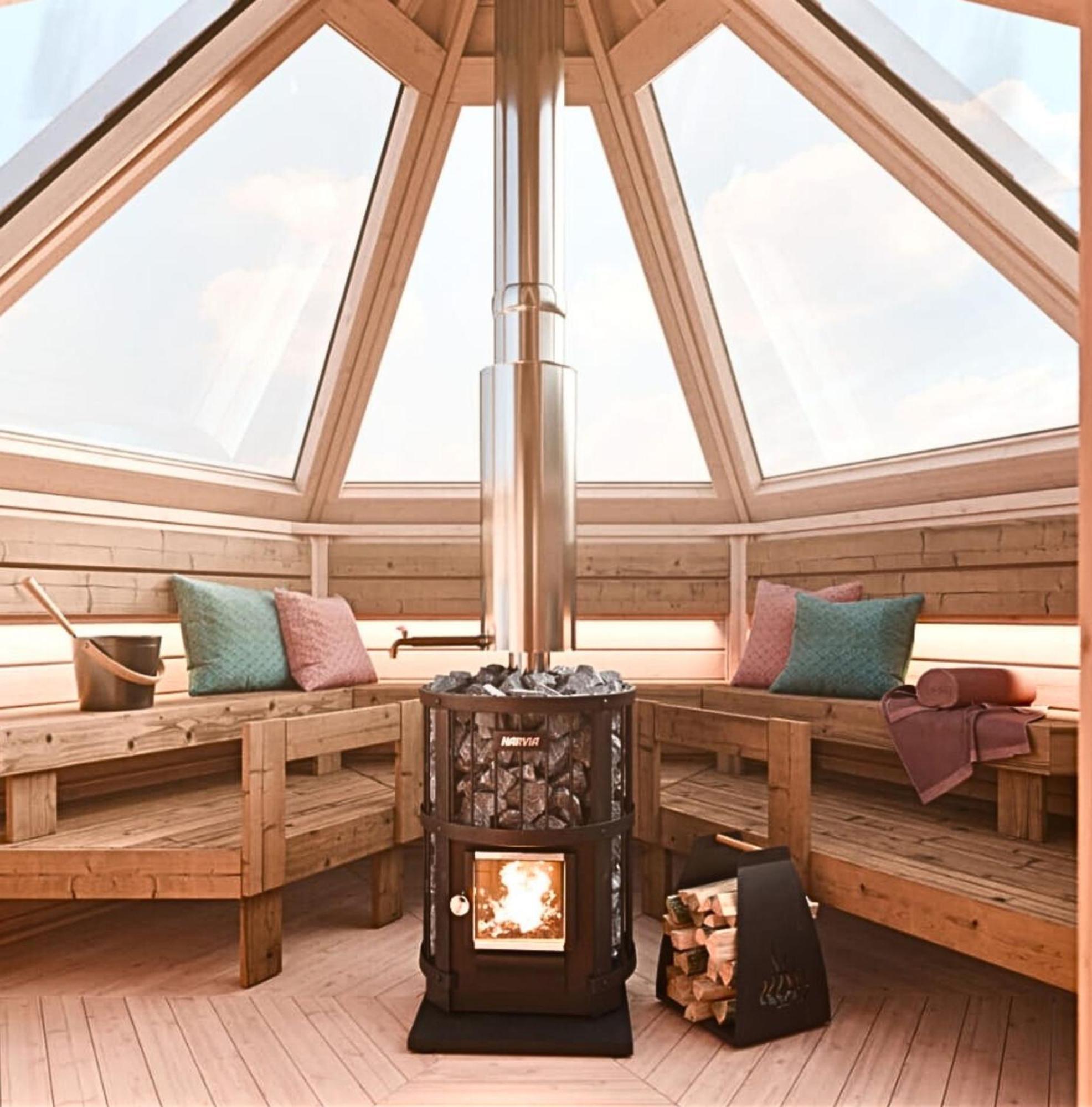 칼릭스 Skog Aurora Igloos 빌라 외부 사진